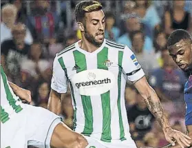  ?? FOTO: MANEL MONTILLA ?? Camarasa, lesionado
Podría sufrir rotura en el ligamento cruzado de la rodilla