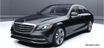  ??  ?? Mercedes S Class