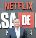  ??  ?? Netflix’s chief content officer, Ted Sarandos.