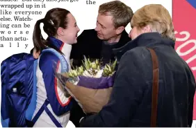  ??  ?? Laura Muir was on hand to promote the