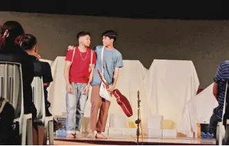  ?? ?? A timeless story about friendship and painful sacrifices, the new version of Sa Kaharian ng Araw was staged at Xavier School Nuvali and directed by Marvin Ong.