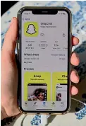  ?? UNSPLASH ?? Snapchat’s daily active users are up by 52 million to 332 million.