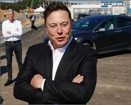  ??  ?? TEETHING PROBLEMS: The billionair­e Tesla entreprene­ur