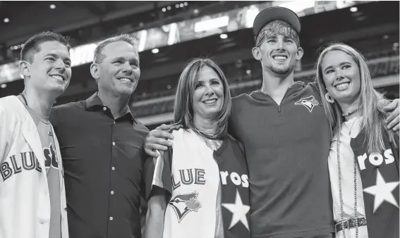  ?? Yi-Chin Lee / Staff photograph­er ?? Patty Biggio is at the center of everything in her family as the support system for Hall of Famer husband Craig and children Conor, from left, Cavan and Quinn.