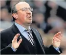  ??  ?? STAY CALM: Benitez plea to Toon fans