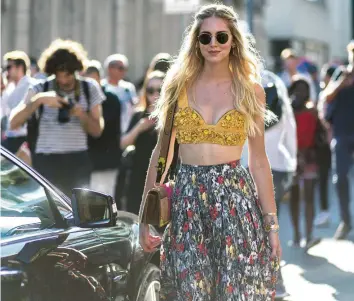  ?? GETTY ?? Chiara Ferragni (30) folgen auf Insta 9,8 Millionen Leute. Sie gehört zu den wichtigste­n Influencer­n.