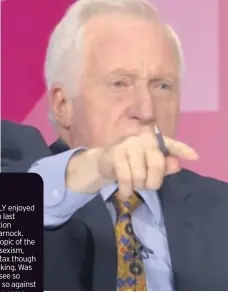  ??  ?? UP FOR DEBATE Question Time with David Dimbleby discussed smacking children