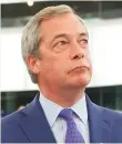  ?? Bloomberg ?? Nigel Farage