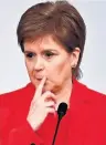  ??  ?? STURGEON harshly accused of being killjoy