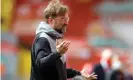  ?? Photograph: David Klein/PA ?? Jürgen Klopp spoke out against the proposed European breakaway.