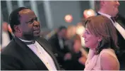  ??  ?? Tito Mboweni and Maria Ramos.