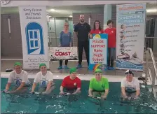  ??  ?? Launching the hydrob ike marathon in the Ballybunio­n Leisure Centre last week.