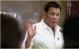  ??  ?? President Rodrigo Duterte (AFP)