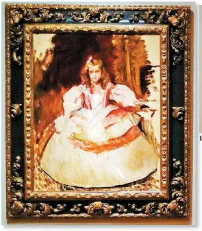  ?? EFE ?? María Figueroa vestida de menina, de Joaquín Sorolla.