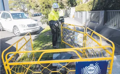  ?? Picture: AAP Image ?? SLOW WORK: The NBN rollout has been plagued by problems.