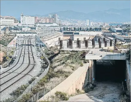  ?? DAVID AIROB / ARCHIVO ?? Obras de la estación de la Sagrera a finales del año pasado