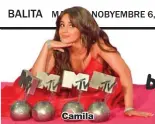  ??  ?? Camila