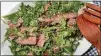  ?? CHRIS HUNT FOR THE AJC ?? Super Sesame Steak Salad.