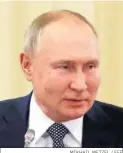  ?? MIKHAIL METZEL / EFE ?? Vladimir Putin.