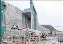  ?? ASHLEY FITZPATRIC­K FILE PHOTO/THE TELEGRAM ?? The Muskrat Falls constructi­on site in August 2017.