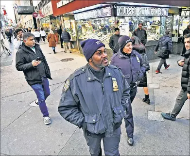  ?? ?? FREEZE! The City Council’s push to force cops to report every stop would hinder them from doing their jobs.