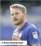  ??  ?? > Aron Gunnarsson