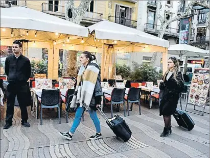  ?? ÀLEX GARCIA ?? Barcelona està patint els efectes de la caiguda del turisme
