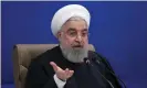  ??  ?? ‘In moving before President Hassan Rouhani leaves office in August, the two sides will be dealing with familiar faces and the US can draw on his attachment to the deal.’ Photograph: Iran Presidenti­al Office/EPA