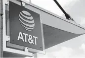  ?? LYNNE SLADKY AP FILE ?? Telecom giant AT&T was the top donor cited in the report, giving more than $800,000 since 2015.