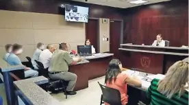  ??  ?? en audiencia de vinculació­n