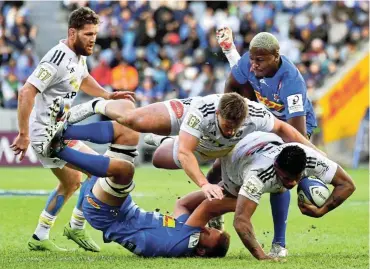 ?? PictureGra­nt Pitcher/Gallo Images ?? Jonathan Danty of La Rochelle during their Champions Cup Round of 16 match against Stormers at Cape Town Stadium yesterday.