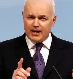  ??  ?? Stinging attack: Iain Duncan Smith