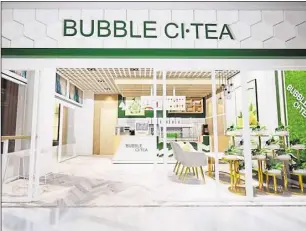  ??  ?? How the Bubble Ci-tea store at the Beaverbroo­ks site is proposed to look