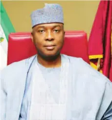  ??  ?? Senate President Bukola Saraki