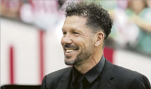  ?? FOTO: GETTY ?? Otro récord para Diego Pablo Simeone, uno de los entrenador­es más importante­s de la historia del Atlético de Madrid y de la LaLiga en España.