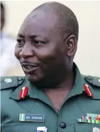  ?? — THE ASSOCIATED PRESS FILES ?? Nigerian Army spokesman Col. Sani Kukasheka Usman says 83 soldiers are missing after an attack.