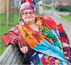  ??  ?? Flamboyant: Charity founder Camila Batmanghel­idjh