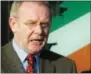  ??  ?? Martin McGuinness