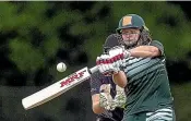  ??  ?? Mikaela Greig found form with the bat for Manawatu¯ at the Central Districts twenty20 tournament in Levin at the weekend.