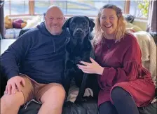  ?? ?? below Michael Hartstonge and Mckenzie-Mclean with their dog Mac.
LISTEN: Jo vs Cancer is out Monday, via stuff.co.nz/jovscancer or wherever you get your podcasts.