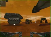  ??  ?? » [PC] The scope for Battlezone increased tremendous­ly with the 1998 release, thanks in no small part to the addition of giant stompy robots.