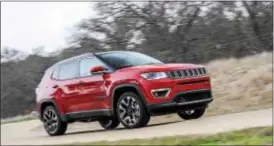  ??  ?? Compass is based on the same platform as Jeep’s smaller Renegade, but there’s a world of difference between the two.