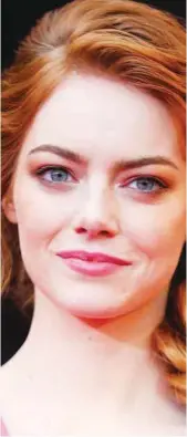  ??  ?? Emma Stone