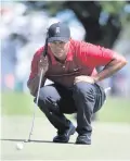  ??  ?? Lofty ambitions: Tiger Woods says he can feel improvemen­ts