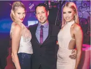  ??  ?? Julia Charlotte, James Siebert and Sophia Harris at Sin City.