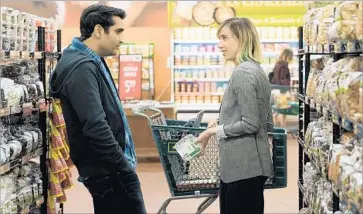  ?? Lionsgate / Amazon Studios ?? KUMAIL NANJIANI and Zoe Kazan deal with a sudden illness in “The Big Sick,” co-written by Nanjiani.