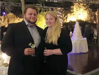  ?? COURTESY OF THE FAMILY VIA THE ASSOCIATED PRESS ?? Dutch national Alexander Pinczowski, pictured in 2015 with his fiancée Cameron Cain, was killed in the Brussels bombing.