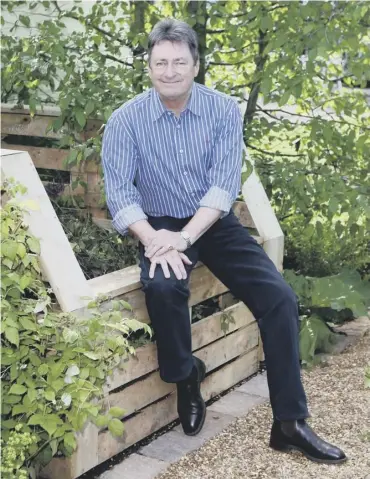  ??  ?? 0 Alan Titchmarsh says that water companies waste more in leaks than green-fingered homeowners