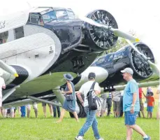  ?? FOTO: PRIVAT ?? Sie fliegt auch weiterhin, die Ju-52 der Ju-Air.