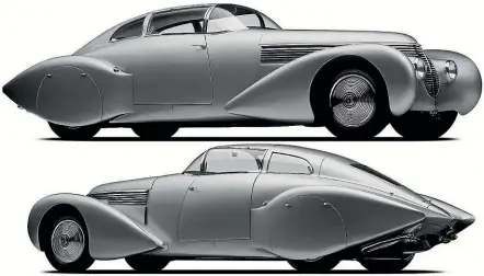  ??  ?? The 1938 Hispano-suiza Dubonnet Xenia is said to have inspired the design of the Carmen. Let’s hope it looks this good.